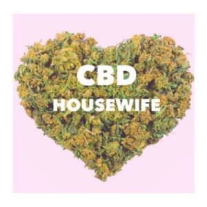 CBD Housewife hemp flower heart