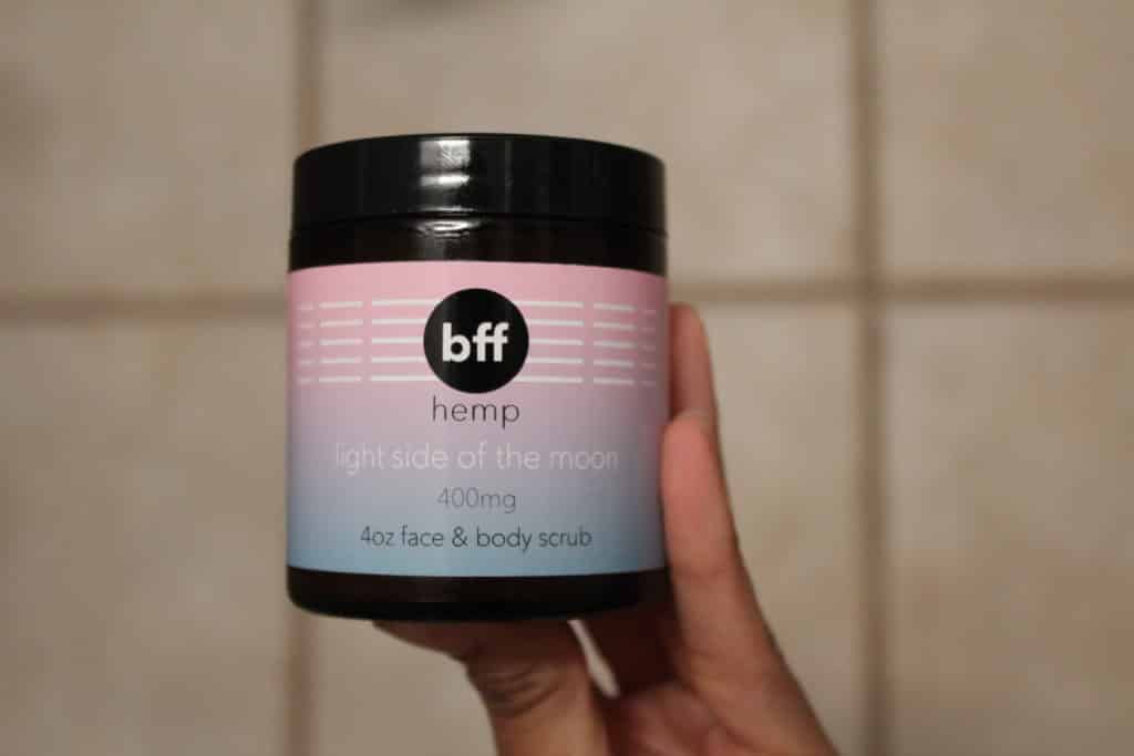 CBD Skincare body scrub